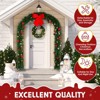 Angel Sar Christmas Arch Garland 94.5x104.3 in with 1860 Branches, Holiday Wedding Party Decoration for Indoor & Outdoor - 4 of 4