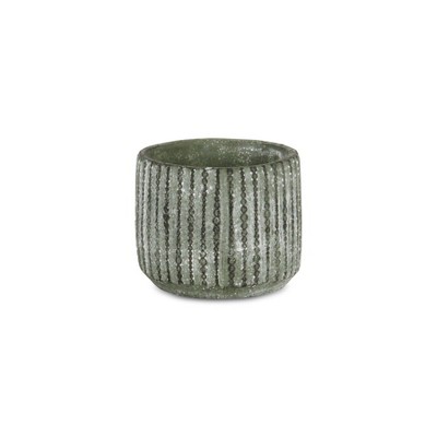 Cheung's Arianthe Orb Patterned Cement Pot - Small