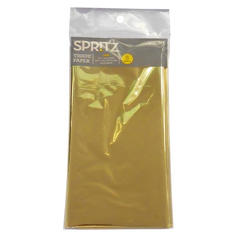 paper tissue pegged spritz target 8ct gold