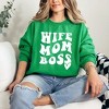 Simply Sage Market Women's Graphic Sweatshirt Wife Mom Boss Wavy Heart - 2 of 3
