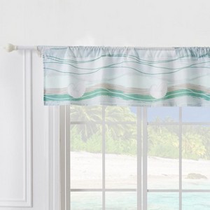 Greenland Home Fashions 1512AWV Maui Valance Window, 60x16 Inch - 1 of 4