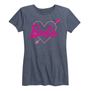 Women's - Barbie - Arrow Heart Logo Short Sleeve Graphic T-Shirt - 1 of 4