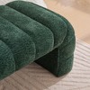 NicBex Modern Ottoman Upholstered Bench with Tufted, Chenille Bed Bench, Rectangle Daybed Chaise, Shoe Bench for Living Room, Entryway - 3 of 4