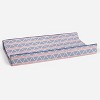 Bacati - Emma Coral/Navy Large Triangles Quilted Muslin Changing Pad Cover - 3 of 4