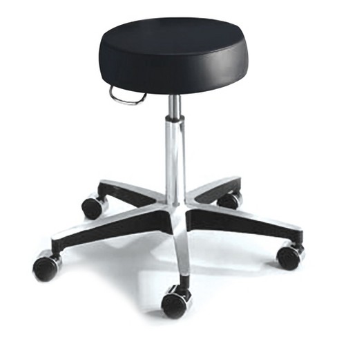 Mckesson Exam Stool Backless Black 17.75 To 24.5