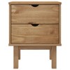 vidaXL Bedside Cabinet OTTA 17.7 in.x15.4 in.x22.4 in. Solid Wood Pine - 3 of 4