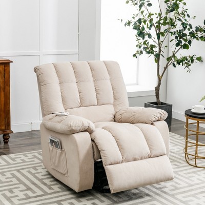 Massage Recliner Electric Lift Chair With Side Bags, Adjustable Massage And  Heating Function, Squirrel Gray - Modernluxe : Target