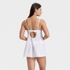 Women's Woven Cotton Lingerie Babydoll Dress - Auden™ White - 2 of 4