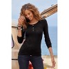 Women's Ribbed Long Sleeve Shirt - LASCANA - 3 of 4
