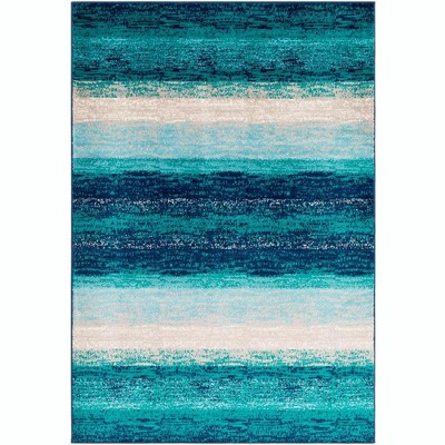 Mark & Day Rosthern 6'7"x9'6" Rectangle Woven Indoor Area Rugs Teal