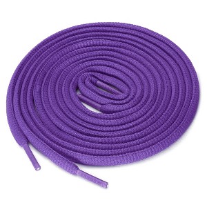 Elerevyo Athletic Oval Bootlaces Half Round Sneakers Shoelaces 2 Pairs - 1 of 4