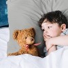 Biloban- Toddler Pillowcase 13X18,  Pillowcase Toddler Natural Cotton, Pillow Protector Envelop Style, White Pillow Cover, 2 pieces - 3 of 4