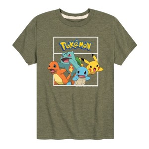 Boys' - Pokémon - Team Pokémon Short Sleeve Graphic T-Shirt - 1 of 4