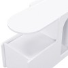 PAGED Wooden Rotating Coffee Table, Modern Side Table with 3 Removed Trays and Storage, 2-Tier Center Table for Living Room, Bedroom - 3 of 4