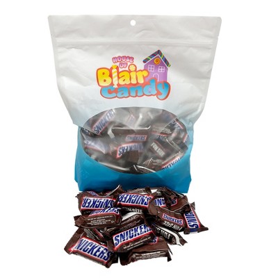 Blair Candy – Snickers Fun Size Candy Bars – Caramel, Nougat, Chocolate-Covered Candy - Available in 1, 2, 3, and 5 Pound Resealable Bags