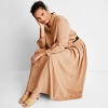 Women's Long Sleeve Collared Button-Down Shirt - Future Collective - 3 of 3
