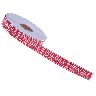 Juvale 1000 Count Fragile Stickers Fragile Handle With Care Labels For Moving Shipping Mailing Office Individual Sticker Measures 3x1 Red Target