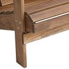 Teal Island Designs Kenneth Natural Wood Adirondack Chairs Set of 2 - 4 of 4