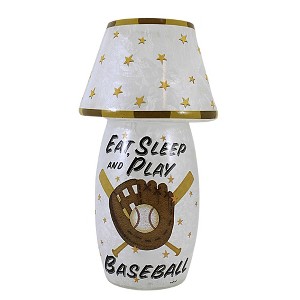 Stony Creek 10.5 Inch Play Ball! Med Pre-Lit Vase W/ Shade Sports Gift Baby Child Novelty Sculpture Lights - 1 of 3