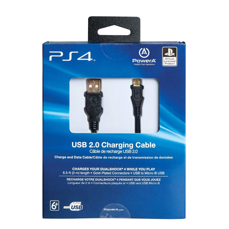 PowerA USB Charging 6.5&#39; Cable for PlayStation 4, 4 of 7