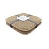 GoodGram Non Slip Chenille Premium Memory Foam Chair Cushions (4 Pack) - 2 of 4