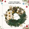 Pre-Lit Christmas Wreath for Front Door - 2 of 4