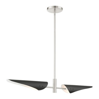 Livex Lighting Capistrano 2 - Light Chandelier in  Brushed Nickel