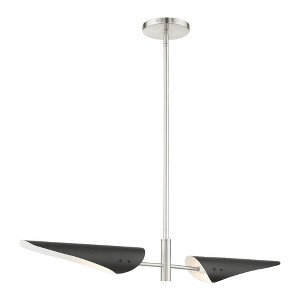 Livex Lighting Capistrano 2 - Light Chandelier in  Brushed Nickel - 1 of 1