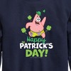 Boys' - SpongeBob Squarepants - Happy St Patricks Day Graphic Long Sleeve Fleece Sweatshirt - 2 of 4