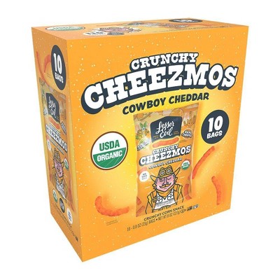 LesserEvil Cheezmos Snack Pack Puffs - 4.6oz/10ct