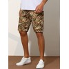 INSPIRE CHIC Men's Summer Regular Fit Animal Printed Shorts - 2 of 4