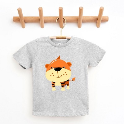 The Juniper Shop Tiger Colorful Toddler Short Sleeve Tee