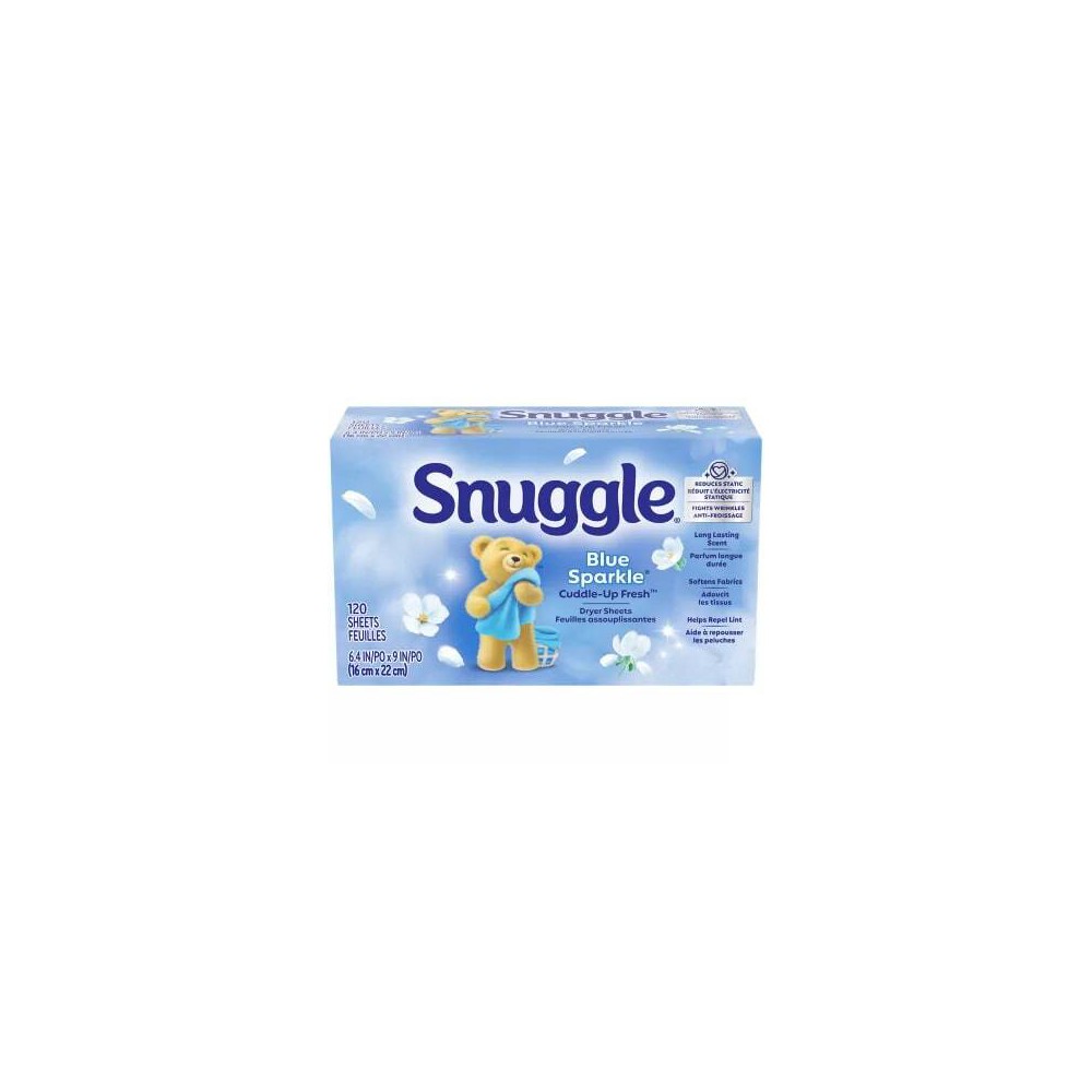UPC 072613451159 product image for Snuggle Blue Sparkle Fresh Scent Dryer Sheets - 120ct | upcitemdb.com