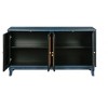 Kumasinova 59.8 Inch Rattan Storage Cabinet,Sideboard Cabinet with 4 Rattan Doors and Adjustable Shelves for Living Room,Kitchen,Entryway - 2 of 4