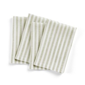 Solino Home Stripe Linen Dinner Napkins | Amalfi Stripe - 1 of 4
