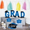 Big Dot of Happiness Blue Graduation Party Centerpiece Table Decorations - Tabletop Standups - 7 Pieces - 2 of 4
