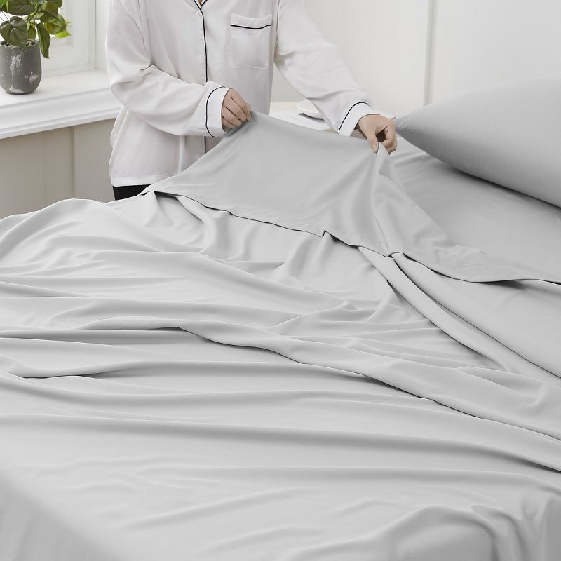 Single Flat/Top Sheet Ultra Soft Microfiber by Sweet Home Collection™, 1 of 4
