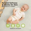 KeaBabies 2pk Soothe Waterproof Fitted Mini Crib Sheets for Girl, Boy, 100% Organic Soft Cotton Pack and Play Sheets - 4 of 4