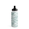 Heather Dutton Flowing Leaves Seafoam Water Bottle - Society6 - 3 of 4