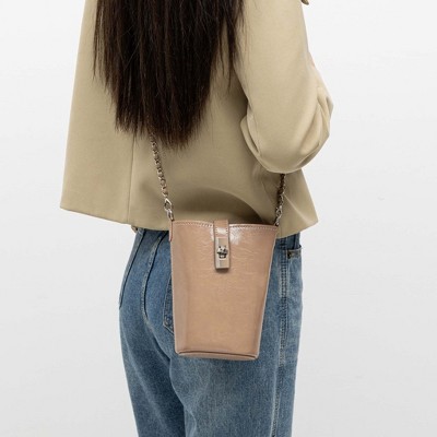 MKF Collection Mini Bucket Bag – Evelina Women’s Shoulder Handbag by MKF Collection, Now J’OMOR by Mia - Taupe — фото 2