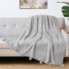 PAVILIA Fluffy Throw Blanket with Pompom, Lightweight Soft Plush Cozy Warm Pom Pom Fringe for Couch Sofa Bed - 2 of 4