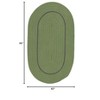 Colonial Mills Lifestyle Accent Border Moss Green 5x8 - 4 of 4