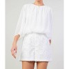Women's Sheer Balloon Sleeve Blouse - current air - 2 of 4