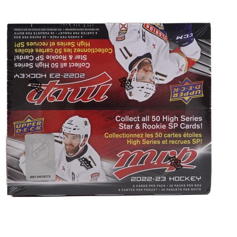 2022-23 Upper Deck MVP Hockey Retail 36-Pack Box, 1 of 3