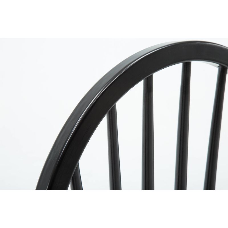 Set of 2 Windsor Dining Chair Wood/Black/Cherry - Boraam, 6 of 13