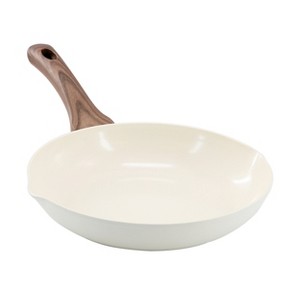 Oster Amberg Choice 8 Inch Ceramic Nonstick Forged Aluminum Frying Pan in Off-White - 1 of 4