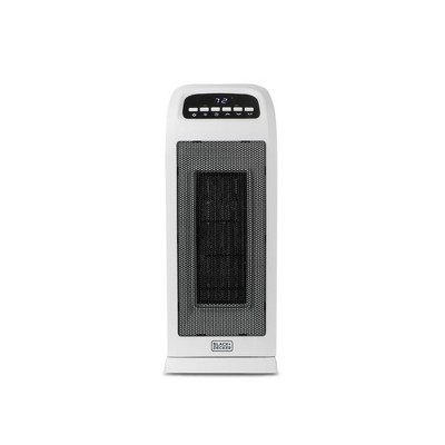 Black + Decker 2000 Watts Ceramic Room Heater With Digital Control- Black -  Velan Store