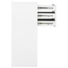 vidaXL Office Cabinet White Steel Medium Office Cabinet Rectangular - 4 of 4