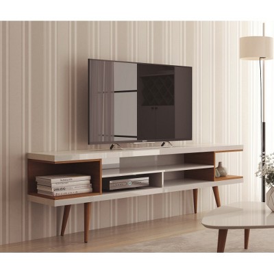 CIPACHO Utopia 70" Maple Cream & White TV Stand – Stylish Storage Solution to Elevate Your Living Room Entertainment Space