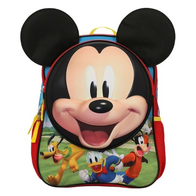 Disney Mickey Mouse Big Face Little Boy 10 Backpack